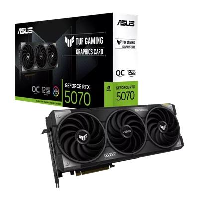 TARJETA DE VIDEO ASUS TUF RTX5070 12GB GAMING GDDR7 OC EDITION 2640 MHZ 90YV0LZ0-M0AA00 NEGRO