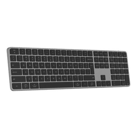 TECLADO INALAMBRICO MEETION K230MW DUAL MODE 2.4GHZ+BT BLACK