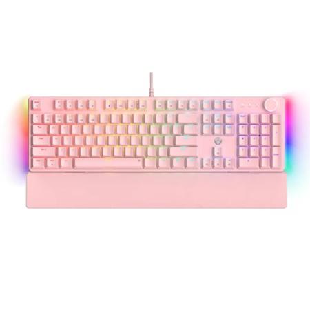 TECLADO MECANICO FANTECH USB MK894 MAXPOWER II PINK