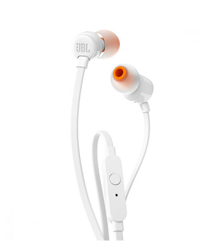 AUDIFONOS JBL TUNE T110 WIRED BLANCO