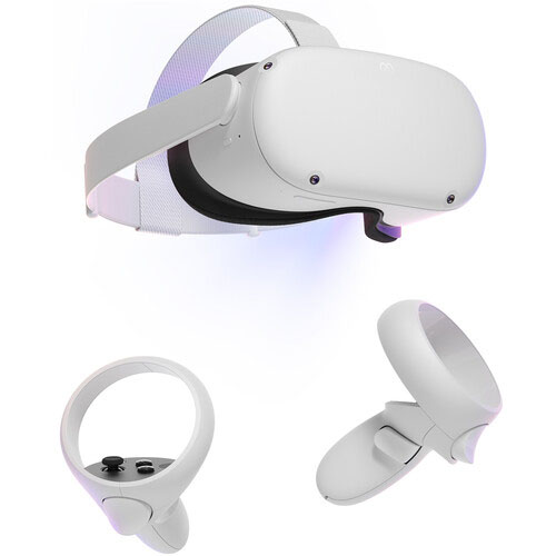 LENTES DE REALIDAD VIRTUAL VR OCULUS QUEST 2 TODO EN UNO 128GB WHITE 899-00182-02