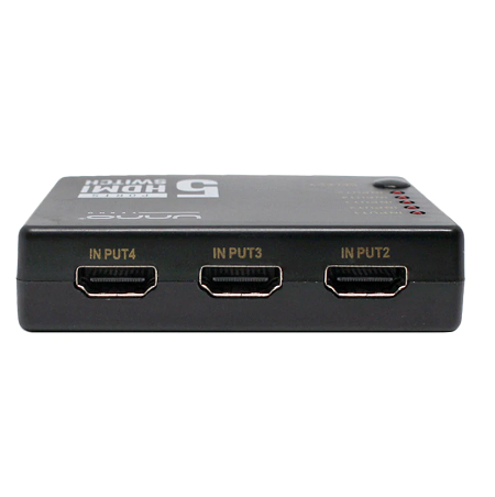 SWITCH HDMI 4K DE 5 PUERTOS HB1203BK