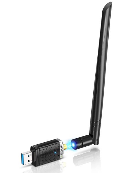 ADAPTADOR WIFI EDUP 11AC 2.4GHz + 5.8GHz USB 3.0 1300M EP-AC1686 CON ANTENA