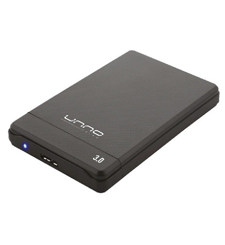 ENCLOSURE PARA DISCO DURO 2.5MM SATA USB 3.0 UNNO EN3213BK