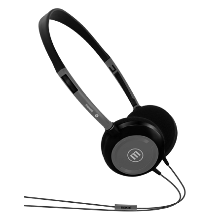 AUDIFONOS ULTRALIGHT MAXELL HP-200 GRAY ITEM#348405 (A011341)