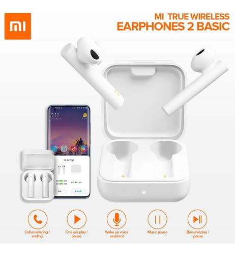 AURICULARES WIRELESS XIAOMI REDMI 2 
27694 TWSEJ08WM