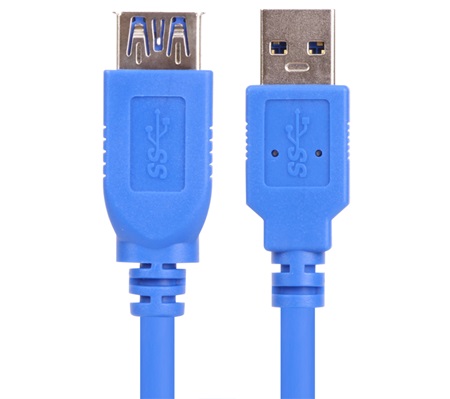 CABLE USB A-MACHO / A-HEMBRA VCOM CU303-1.8M