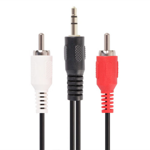 CABLE DE AUDIO 3.5MM A RCA VCOM CV212-5.0M