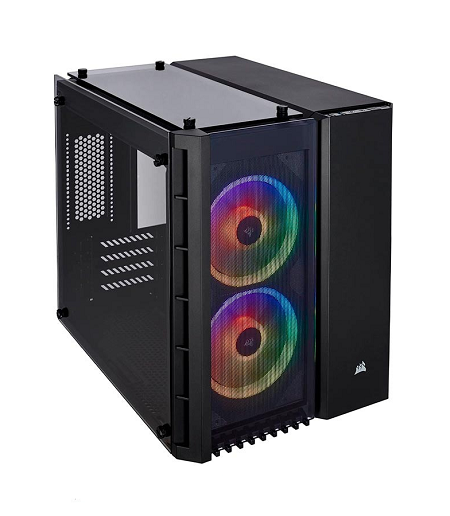 CASE CORSAIR CRYSTAL 280X CON VIDRIO TEMPLADO MICRO ATX/ 23029