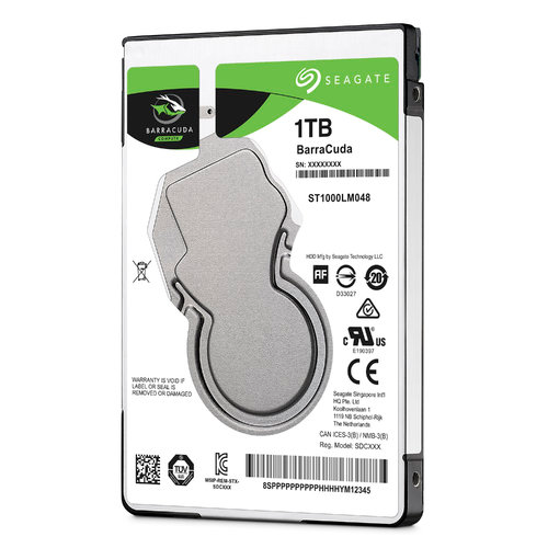 DISCO DURO SEAGATE BARRACUDA 1TB 2.5" LAPTOP 5400RPM 128MB 7MM ST1000LM048