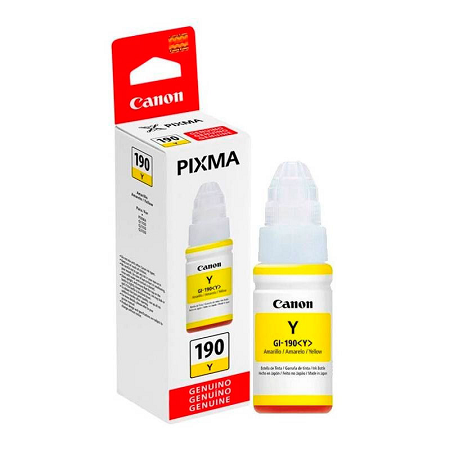 BOTELLA TINTA CANON GI-190Y INK AMARILLO (0670C001AB)