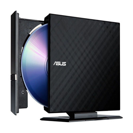 LECTOR EXTERNO DE DISCO ASUS / BLACK/ DVD±RW (±R DL) / SDRW-08D2S-U