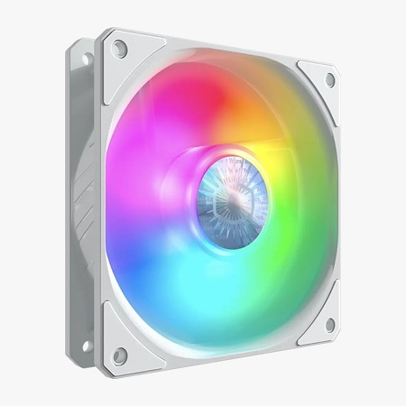 VENTILADOR COOLER MASTER SICKLEFLOW 120 ARGB WHITE EDITION MFX-B2DW-183PA-R1