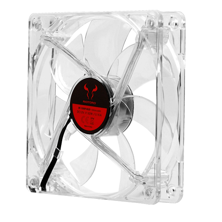 VENTILADOR RIOTORO CROSS-X CLASSIC LED 120MM WHITE