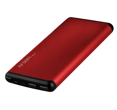 POWERBANK ARGOM SLIM COMPACTO S12 ARG-PB-1150RD