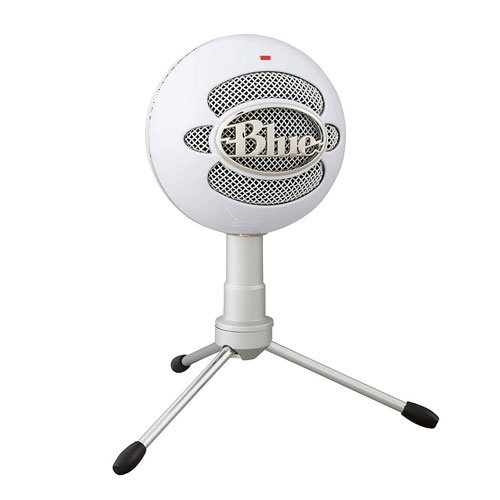 MICROFONO DE TRANSMISION LOGITECH BLUE SNOWBALL WHITE 988-000070