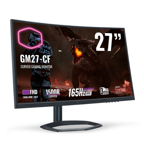 MONITOR GAMING COOLER MASTER GM27-CF/ 27´/ FHD/ DP-HDMI/ CMI-GM27-CF-US