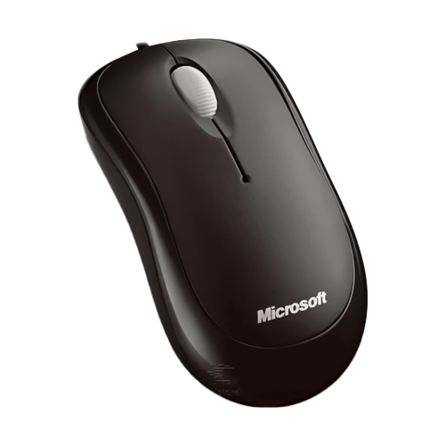 MOUSE ALAMBRICO MICROSOFT BASIC - NEGRO P58-00061