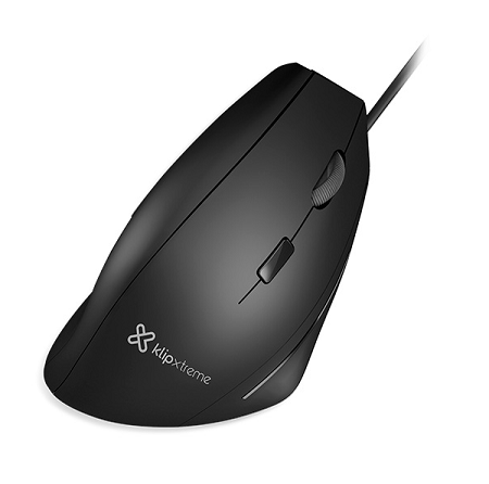 MOUSE VERTICAL USB KLIP XTREME ULTRA ERGONOMICO KMO-505