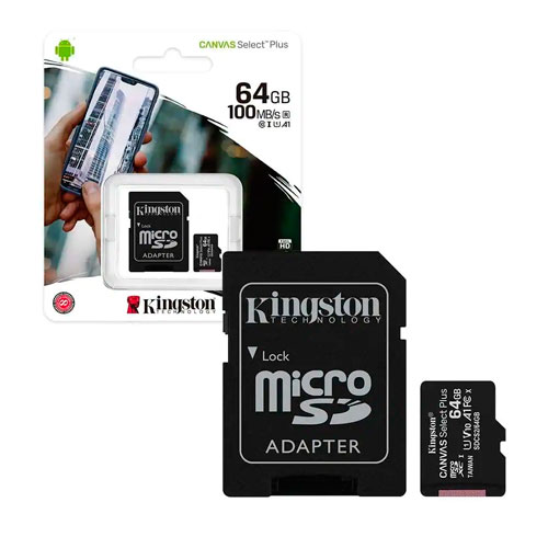 MEMORIA MICRO SD KINGSTON CANVAS SDCS2/64GB 1550