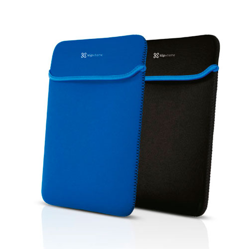 FUNDA PARA LAPTOP KLIP XTREME REVERSIBLE BLUE/BLACK 14" KNS-214BL