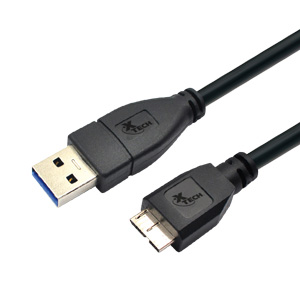 CABLE XTC-365 USB 3.0 A MICRO -USB MACHO B PARA DISCOS DUROS 