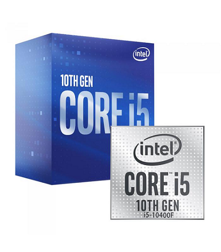 PROCESADOR INTEL CORE i5-10400F 2.9GHZ 12MB SOKET LGA1200 10° GEN BX8070110400F