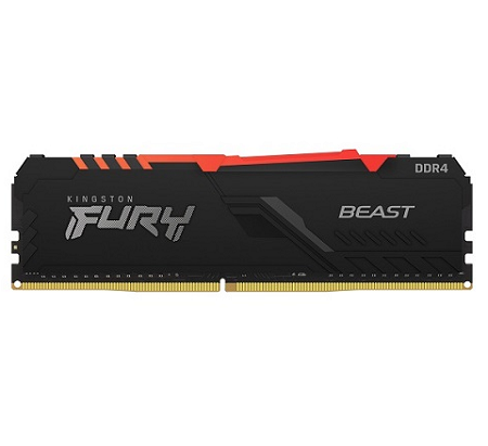 MEMORIA RAM FURY BEAST RGB DDR4 8GB 3200MHZ CL16 UDIMM RGB KF432C16BBA/8