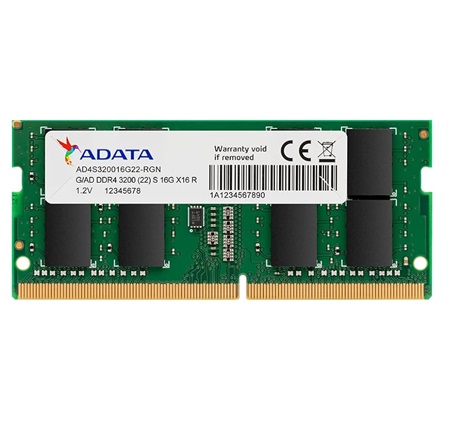 MEMORIA RAM ADATA PREMIER DDR4, 3200MHZ 16GB AD4S320016G22-SGN PC4-25600