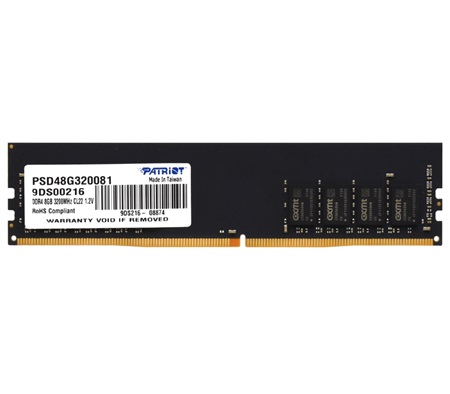 MEMORIA RAM PATRIOT DDR4, 3200MHZ, 8GB, PSD48G320081 SL