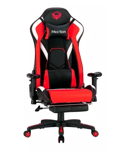 SILLA GAMER NEGRO ROJO MEETION MT-CHR22