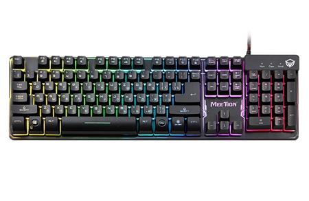 TECLADO GAMING USB MEETION K9300 RGB RETROILUMINADO				