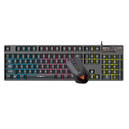 KIT TECLADO Y MOUSE GAMING FANTECH KX-302S		