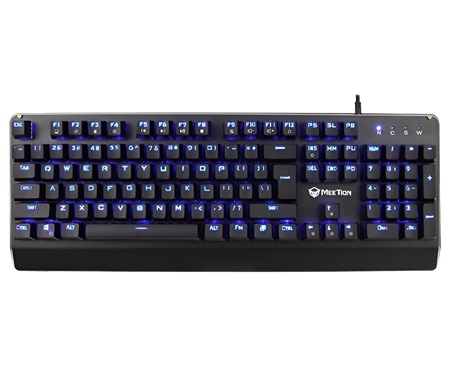 TECLADO MECANICO GAMING RGB USB MEETION MK01 