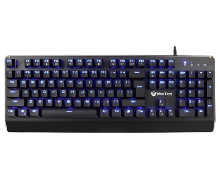 TECLADO MECANICO GAMING RGB USB MEETION MK-01