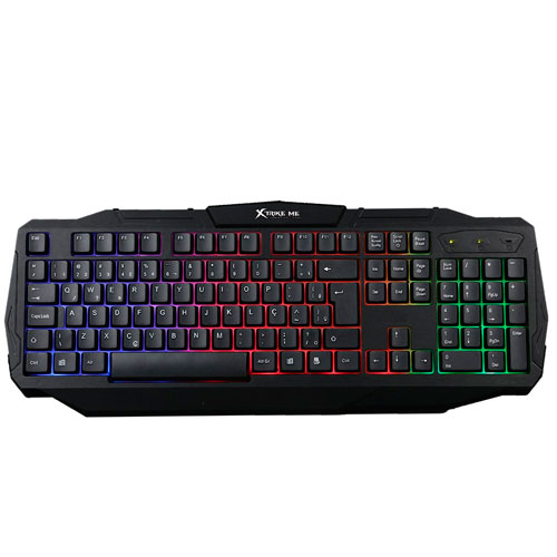 TECLADO GAMING RGB RAINBOW XTRIKE ME KB-302