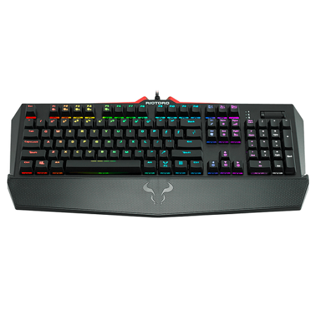 TECLADO MECANICO USB RIOTORO GHOSTWRITER/ RGB MX PINK SILENT