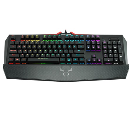 TECLADO MECANICO USB RIOTORO GHOSTWRITER/ RGB/ CHERRY MX RED 