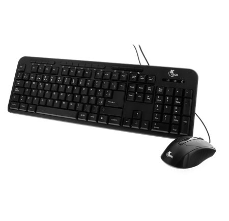 COMBO DE TECLADO Y MOUSE XTECH MULTIMEDIA USB XTK-301S