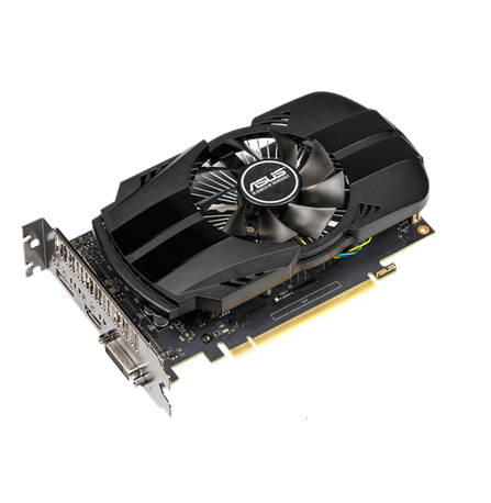 TARJETA DE VIDEO ASUS NVIDIA GEFORCE GTX 1650 4GB /PH-GTX1650-O4G/ GDDR5/90YV0CV0-M0AA00