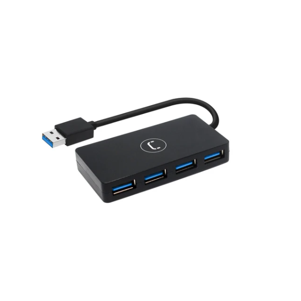 HUB USB DE 4 PUERTOS 3.0 UNNO TEKNO HB1011BK 