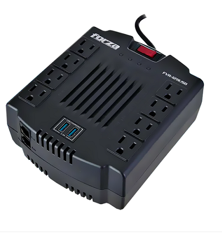 REGULADOR DE VOLTAJE FORZA 1200VA/600W FVR-1211USB