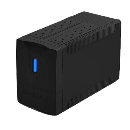 UPS CENTRA ECO DE 700VA 8 SALIDAS 4 CON REGULACION Y 4 CON RESPALDO DE ENERGIA 