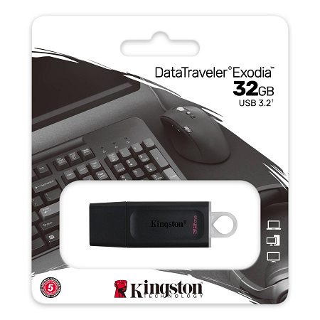 MEMORIA USB KINGSTON DATATRAVELER EXODIA  DTX/32GB 