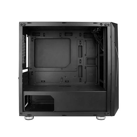 CASE GAMING CQ03 BLACK TEMPERED GLASS
